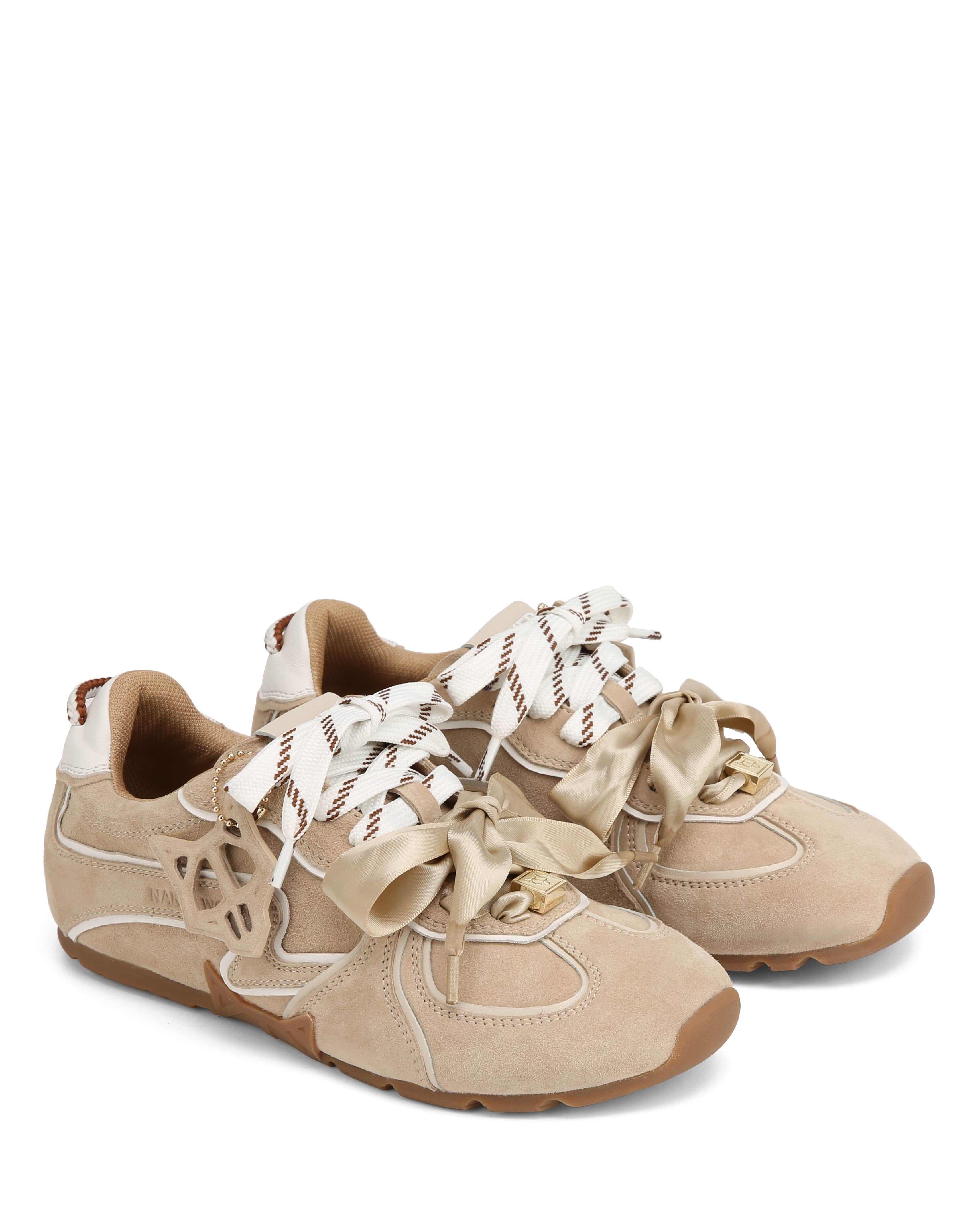 Adored Off White Suede