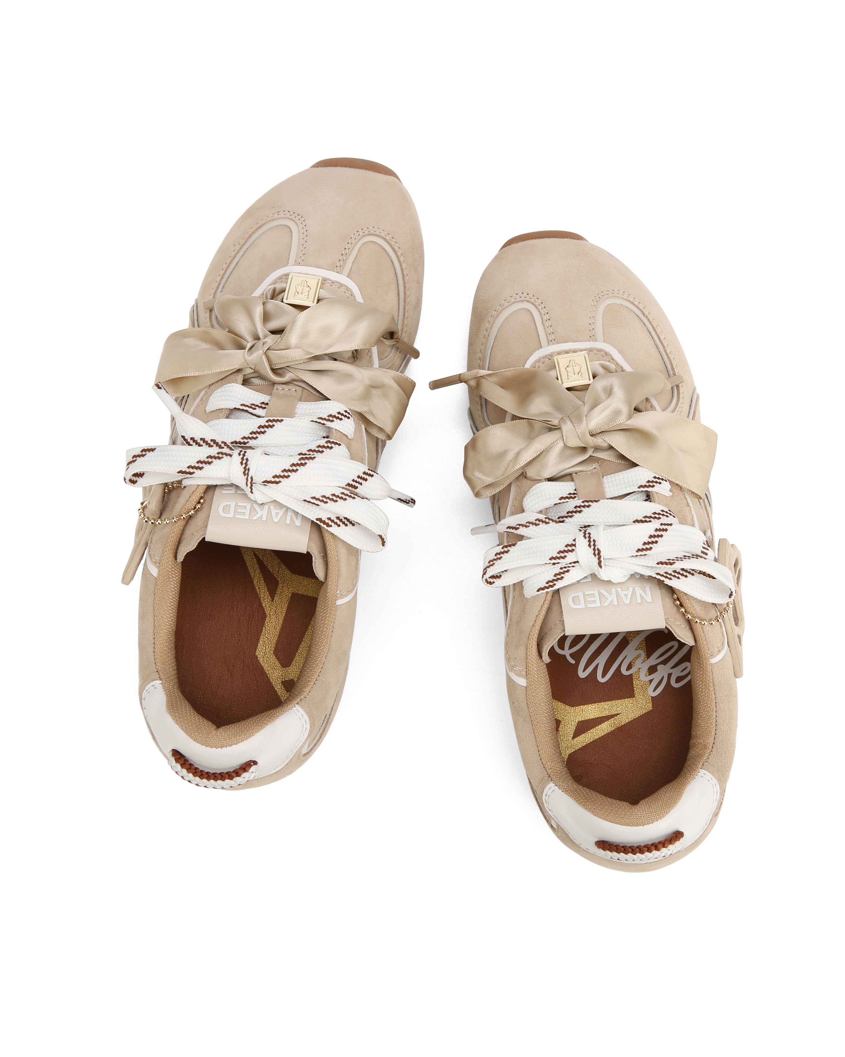 Adored Off White Suede