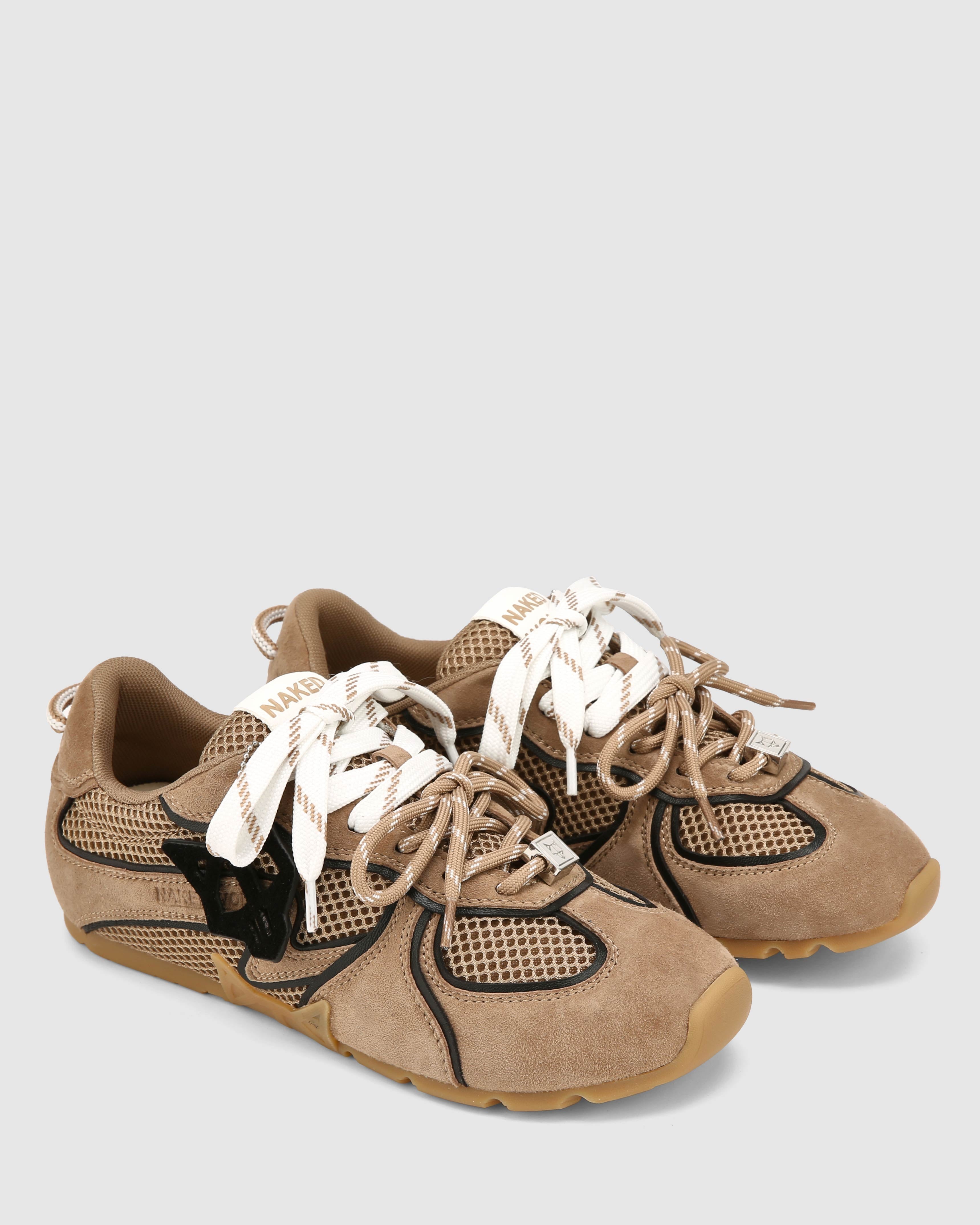 Adored Sport Taupe Suede