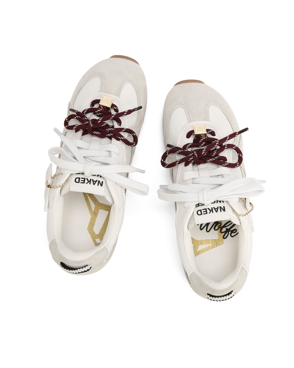 Adored White Suede/Leather