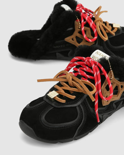 Adorn Black Suede