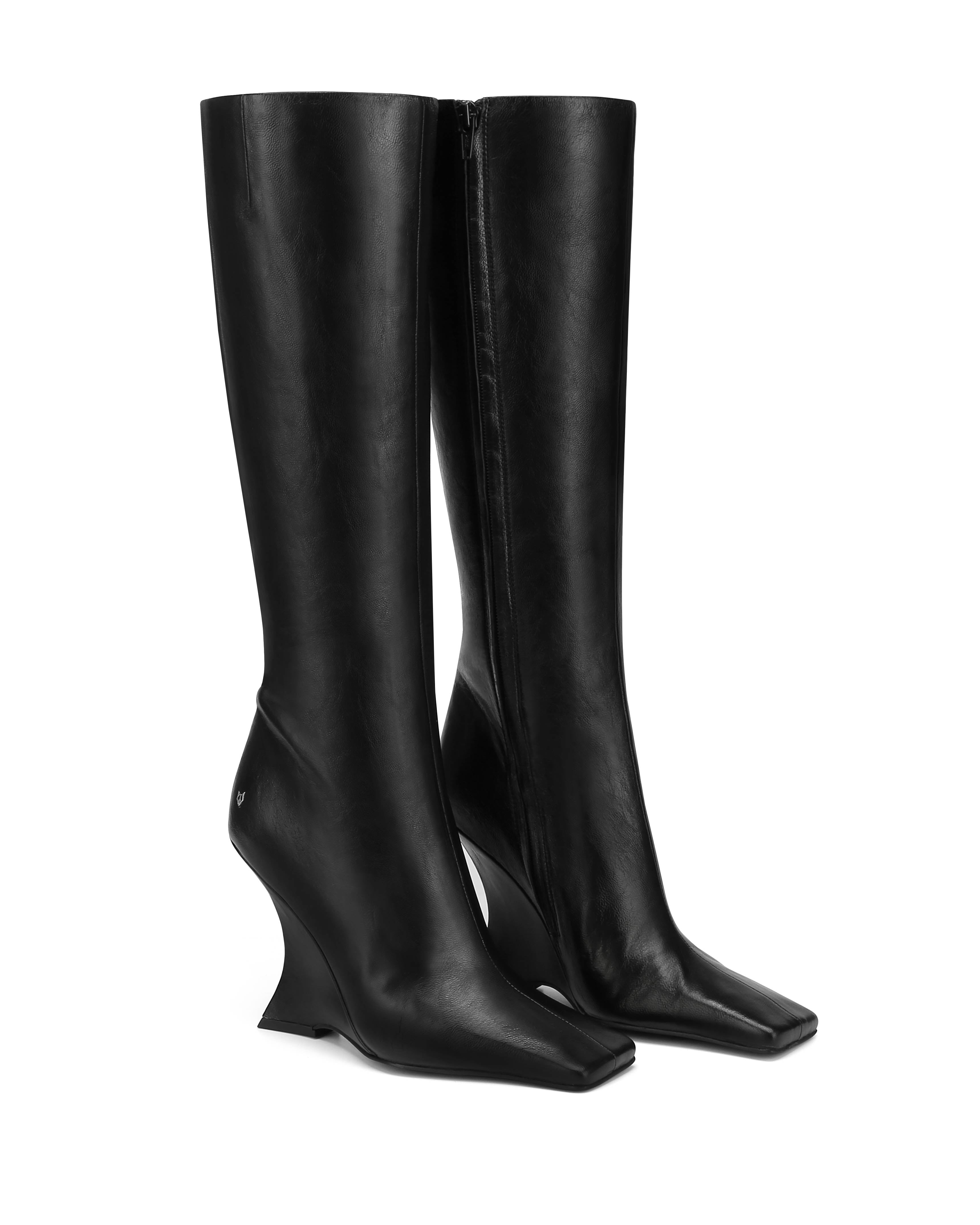 Adriana Black Leather