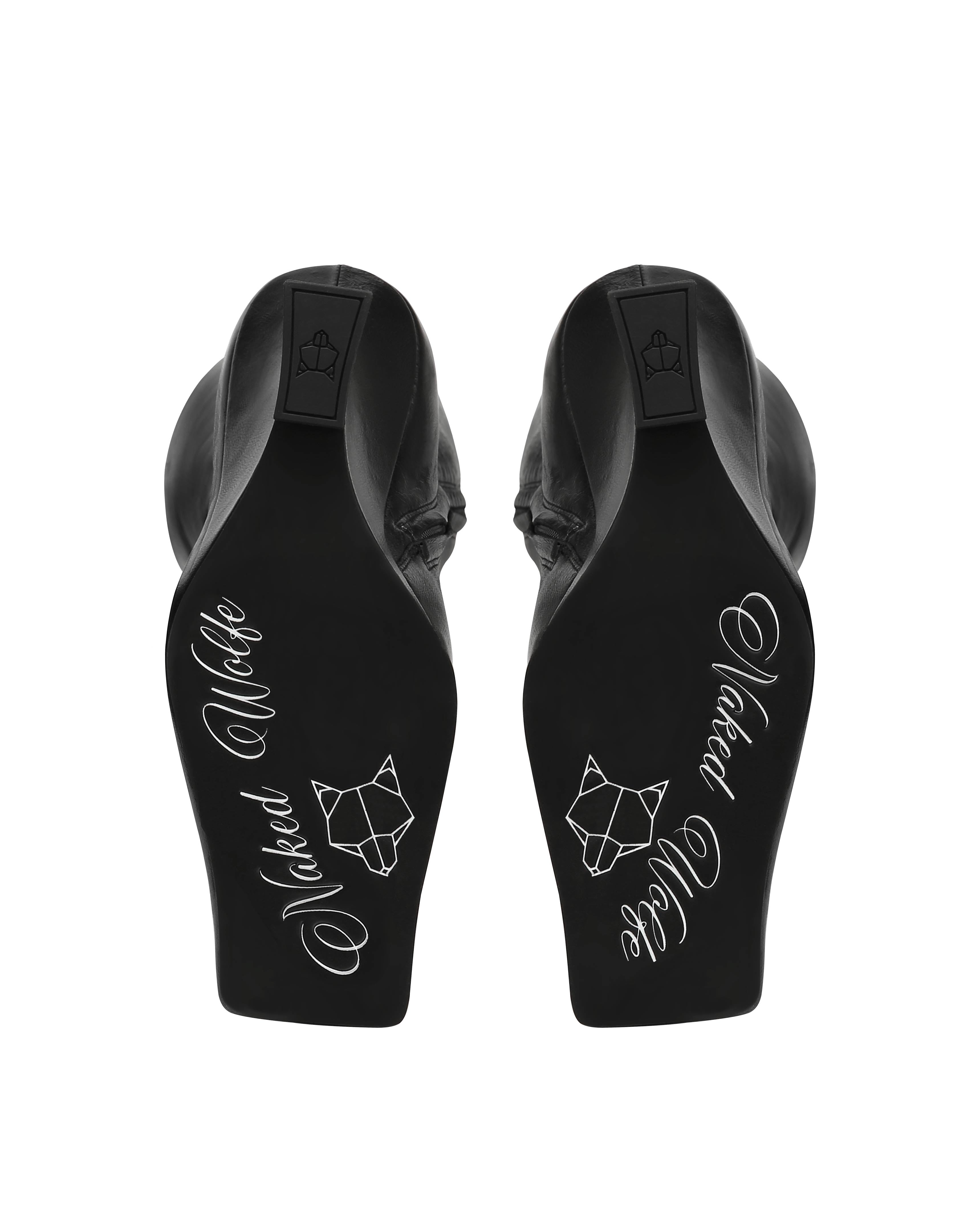 Adriana Black Leather