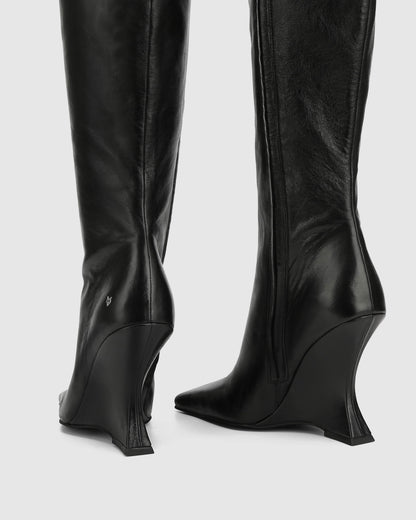 Adriana Black Leather