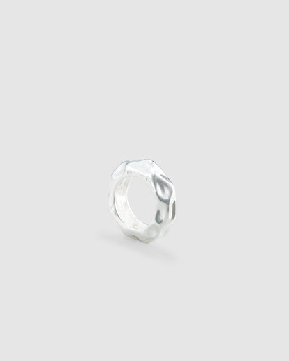 Aliah Stacked Rings Silver