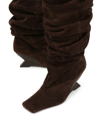 Allie Brown Suede