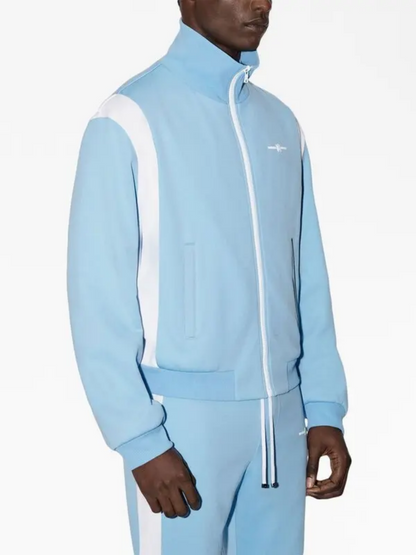 AMIRI ALWAYS ON POINT TRACK JACKET LIGHT BLUE