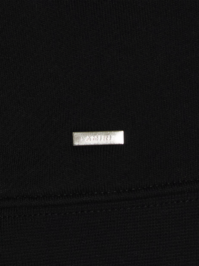AMIRI CRYSTAL EMBELLISHED LOGO HOODIE BLACK