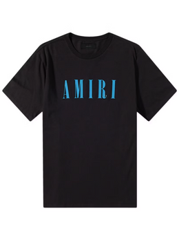 AMIRI CORE LOGO TEE BLACK BLUE