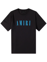 AMIRI CORE LOGO TEE BLACK BLUE