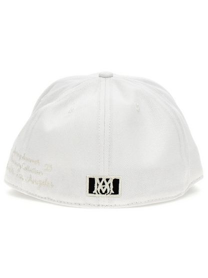 AMIRI MA FITTED CAP WHITE