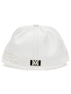 AMIRI MA FITTED CAP WHITE