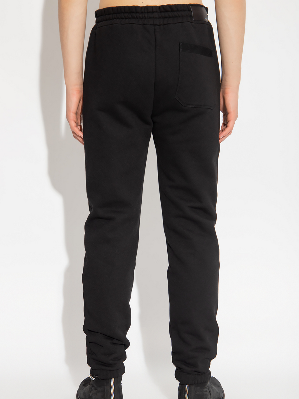 AMIRI PUFF LOGO SWEAT PANTS BLACK