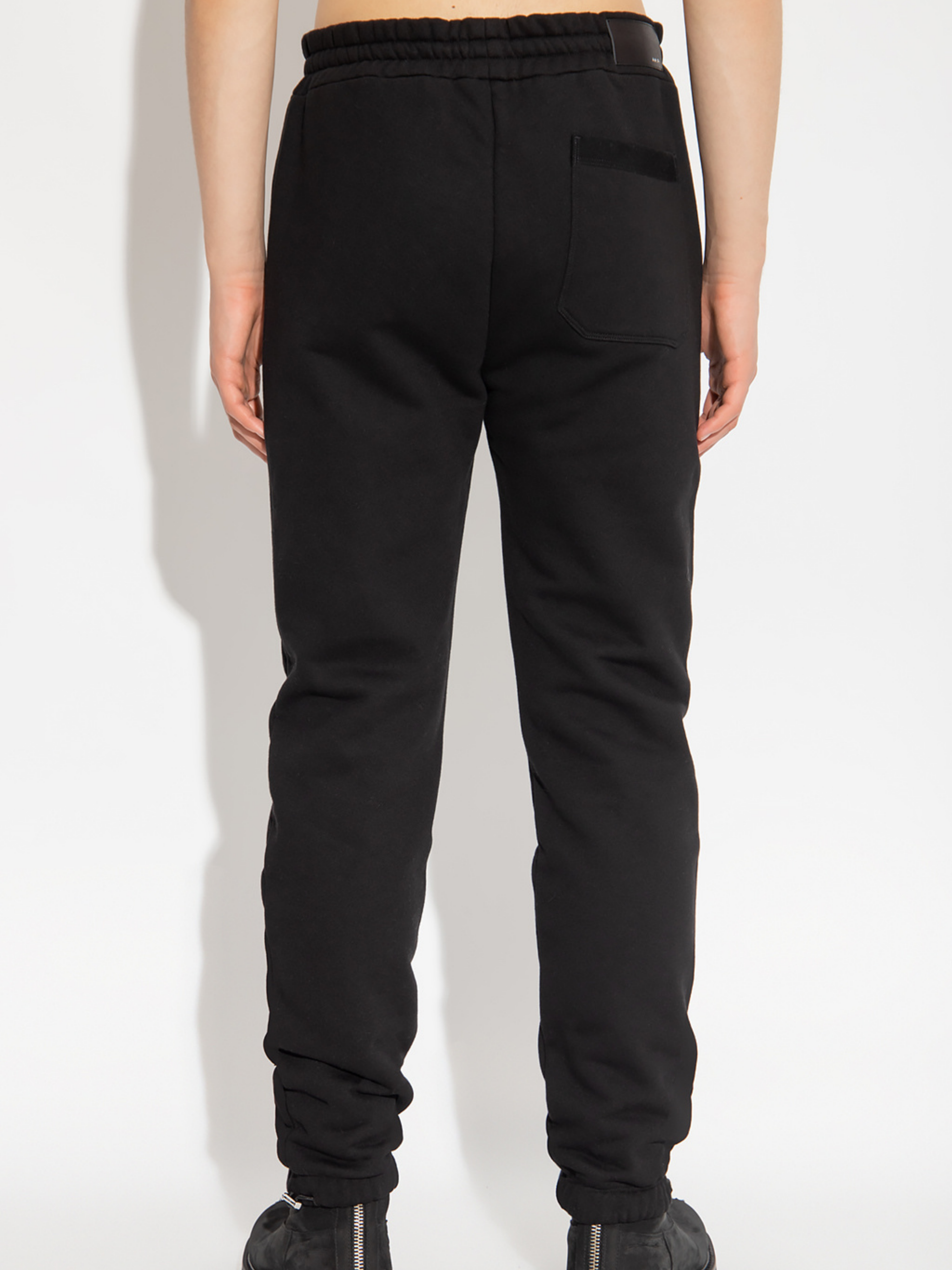 AMIRI PUFF LOGO SWEAT PANTS BLACK