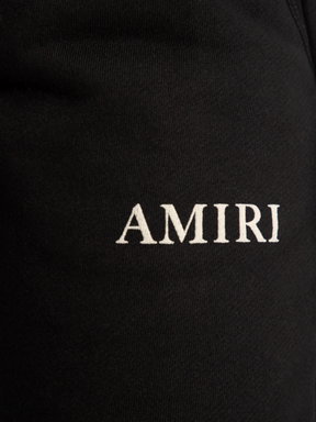 AMIRI PUFF LOGO SWEAT PANTS BLACK