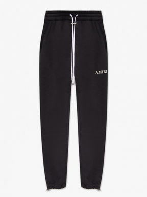 AMIRI PUFF LOGO SWEAT PANTS BLACK