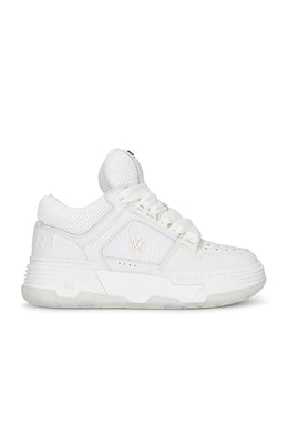 Amiri White Mesh & Leather High-Top Sneakers