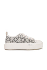 Amiri Sunflower Canvas Sneakers with Clear Rubber Sole