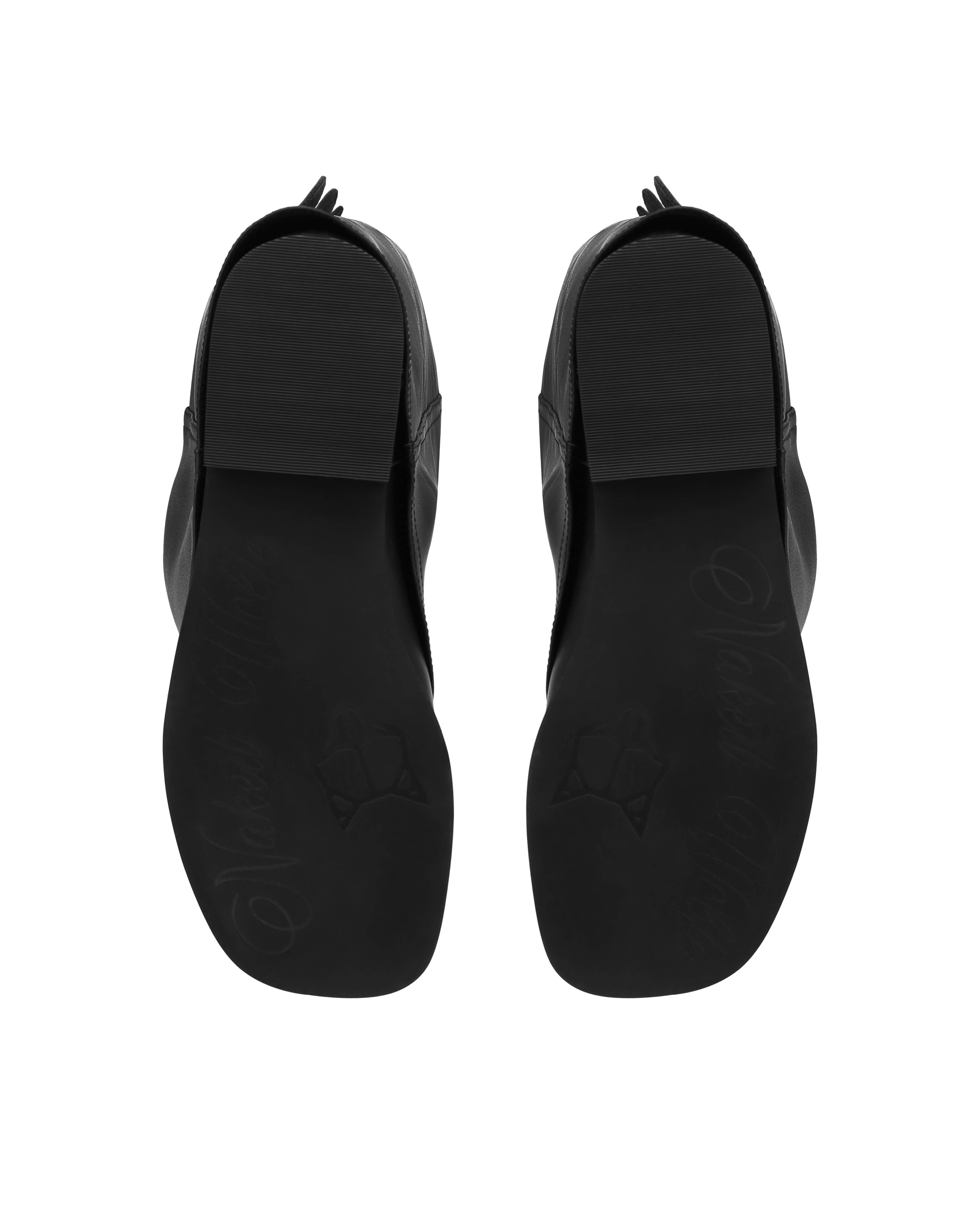 Anchor Black Leather