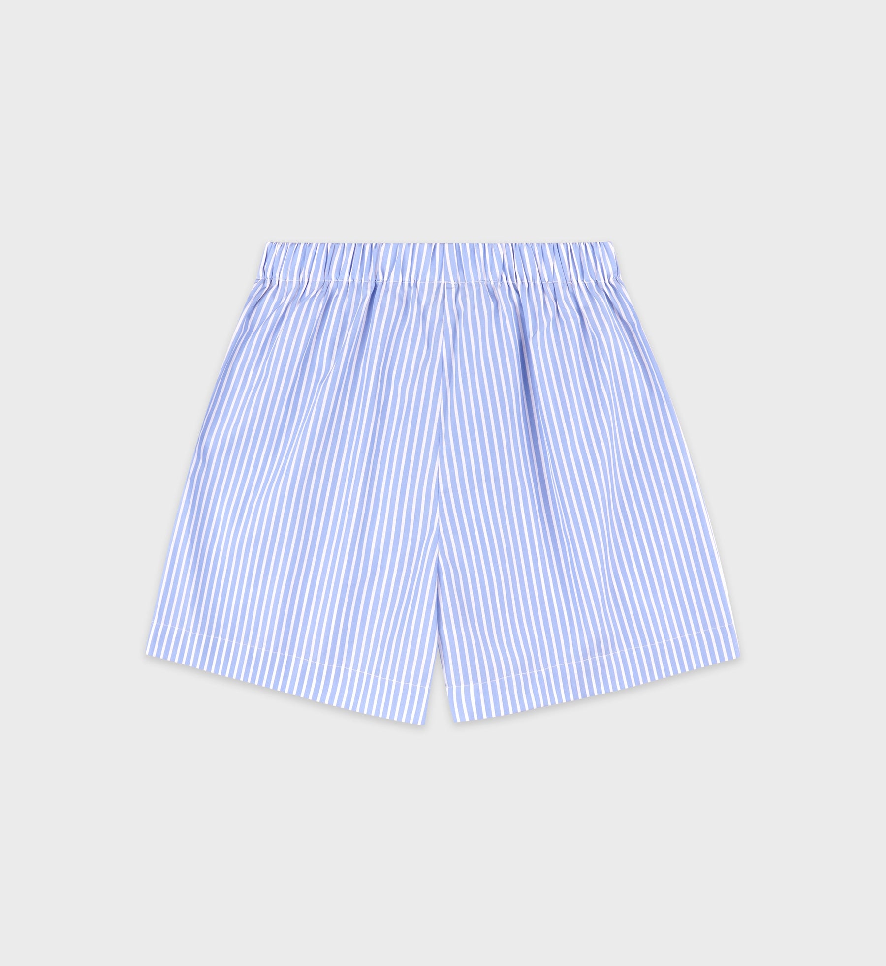 Eden Script Poplin Short - Blue/White Stripe