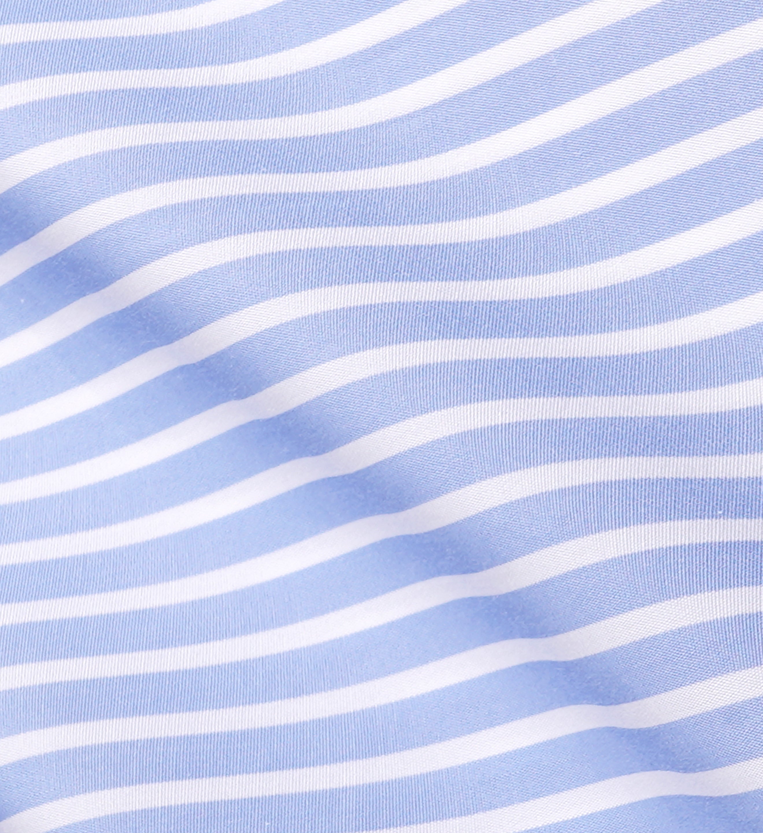 Eden Script Poplin Short - Blue/White Stripe