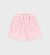 Eden Script Poplin Short - Pink/White Thin Stripe