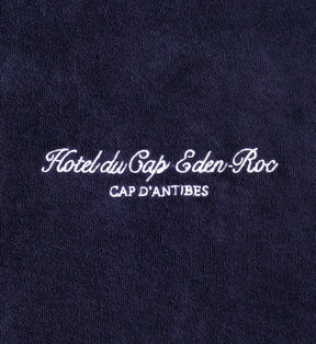 Eden Script Terry Polo Women - Navy/White