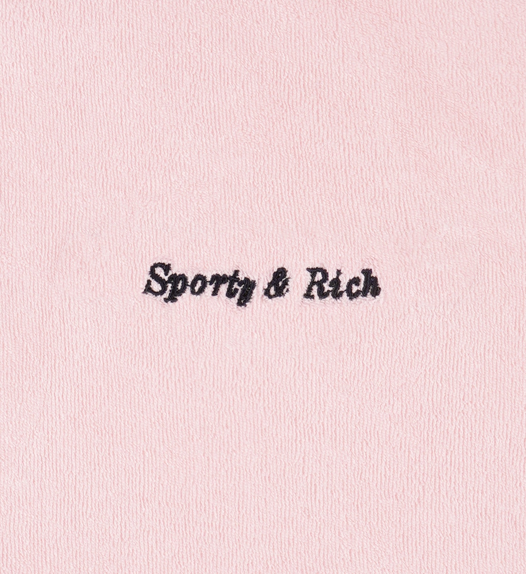 Eden Script Terry Polo Women - Pink Dolphin/Navy