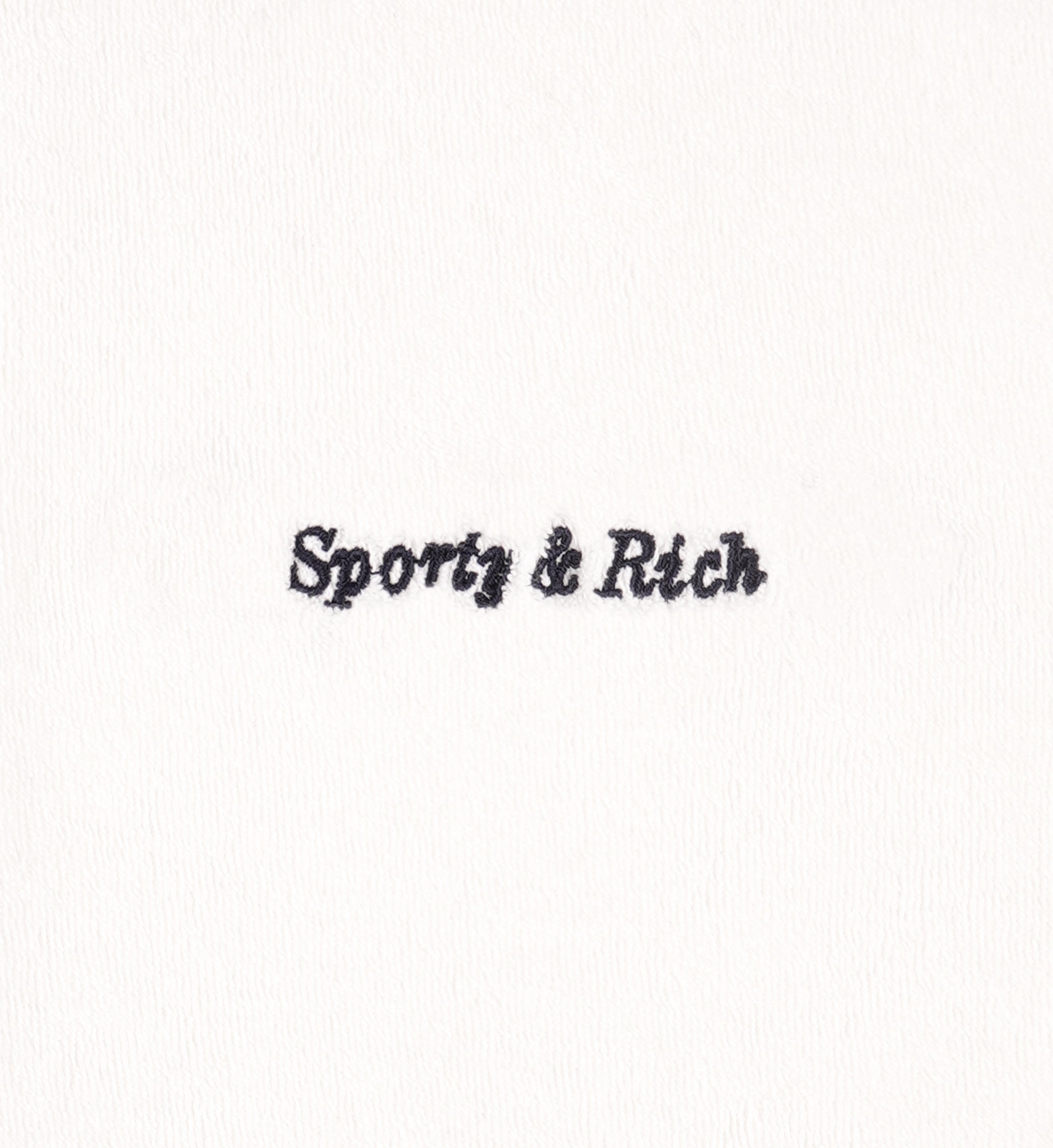 Eden Script Terry Polo Women - White/Navy