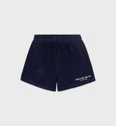 Eden Script Terry Short - Navy/White