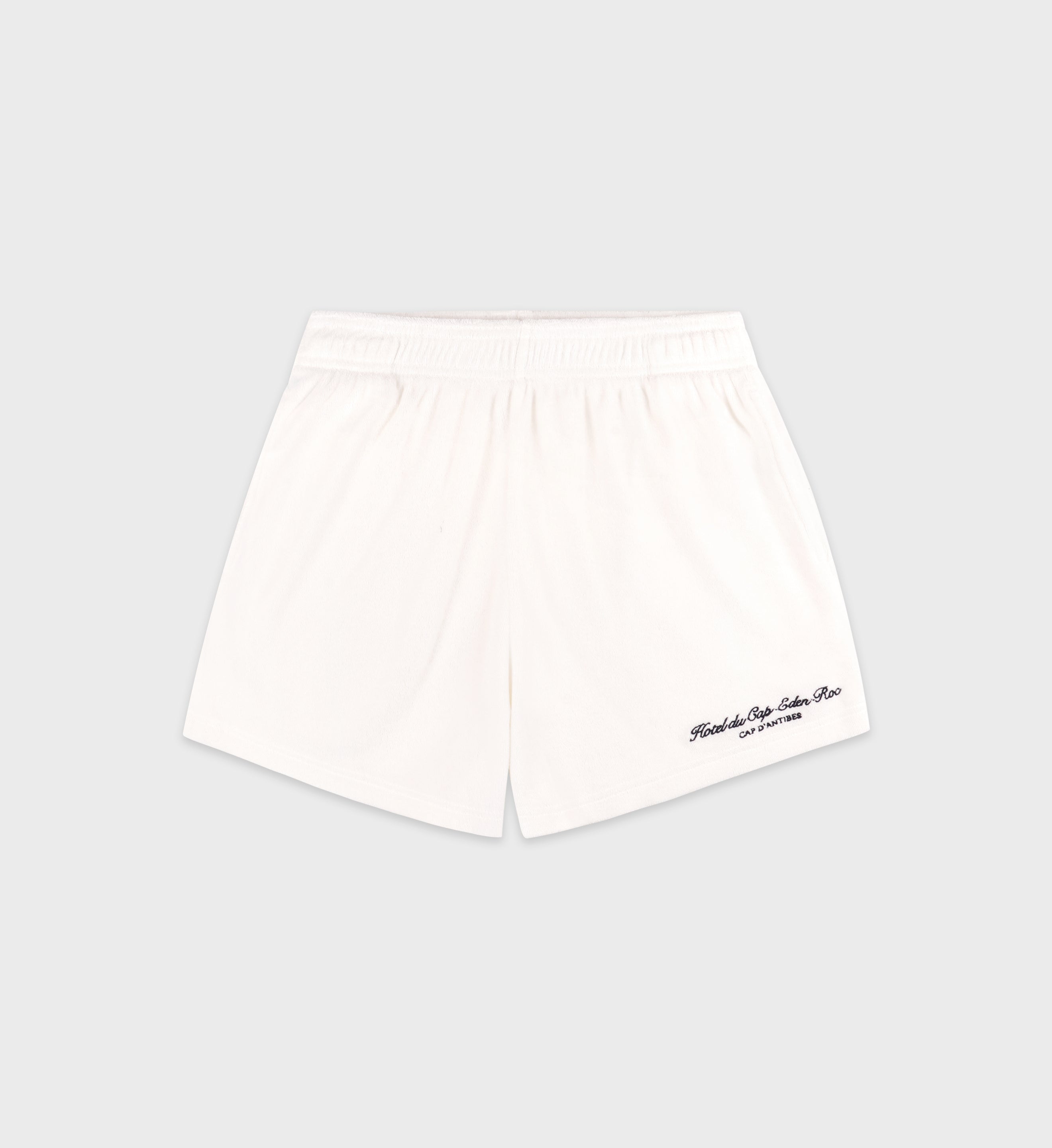 Eden Script Terry Short - White/Navy