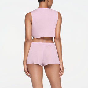 KIMS SLEEP SUPER CROPPED TANK | ORCHID