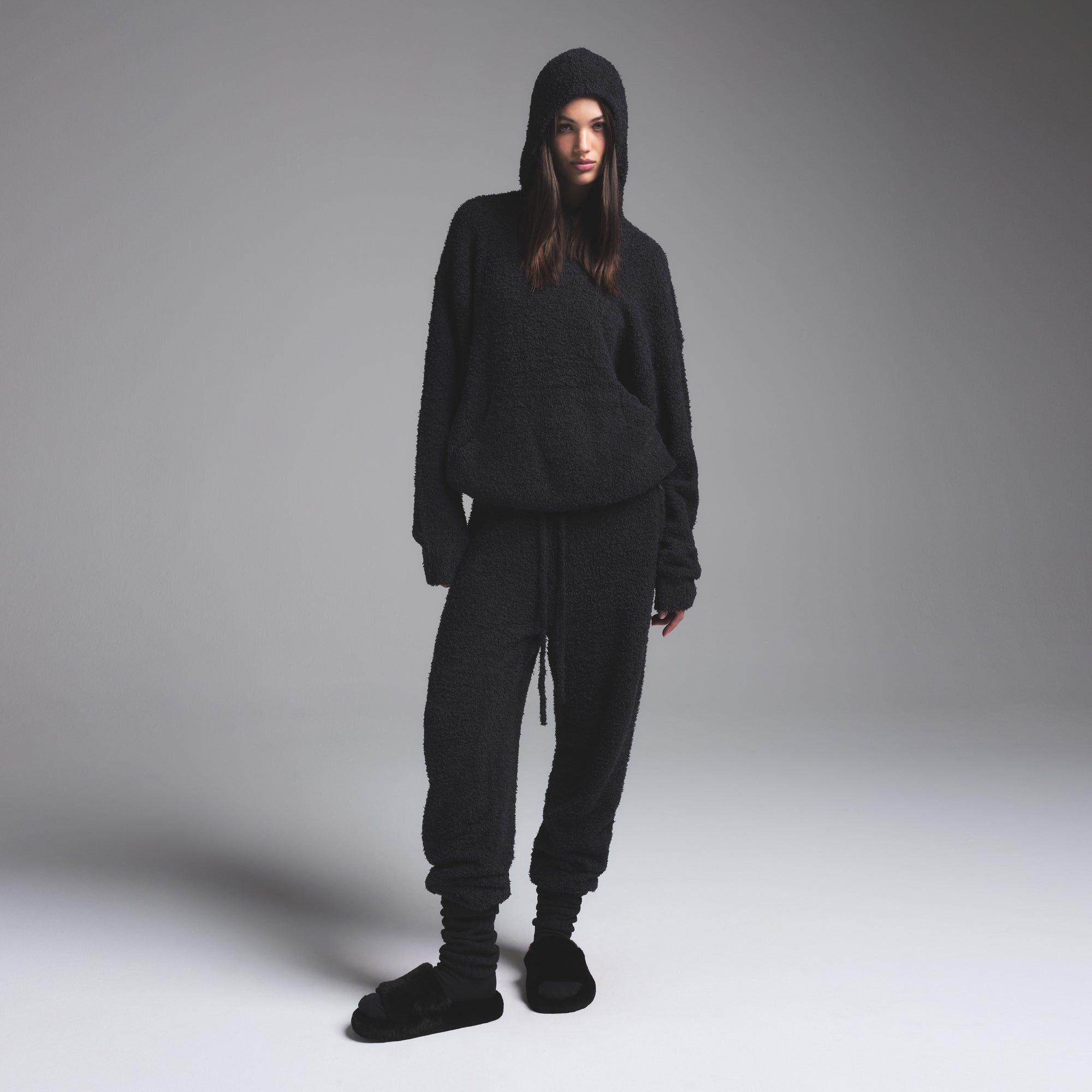 COZY KNIT UNISEX HOODIE | ONYX