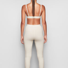 COTTON RIB LEGGING | BONE