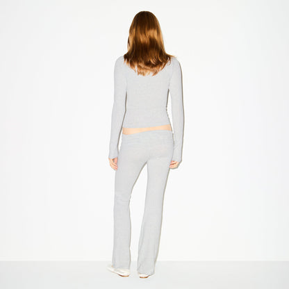 Cotton Jersey Foldover Pant