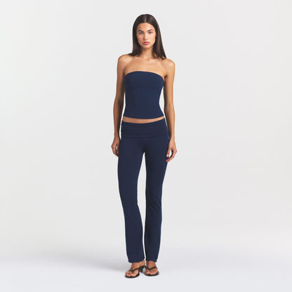 Cotton Jersey Foldover Pant