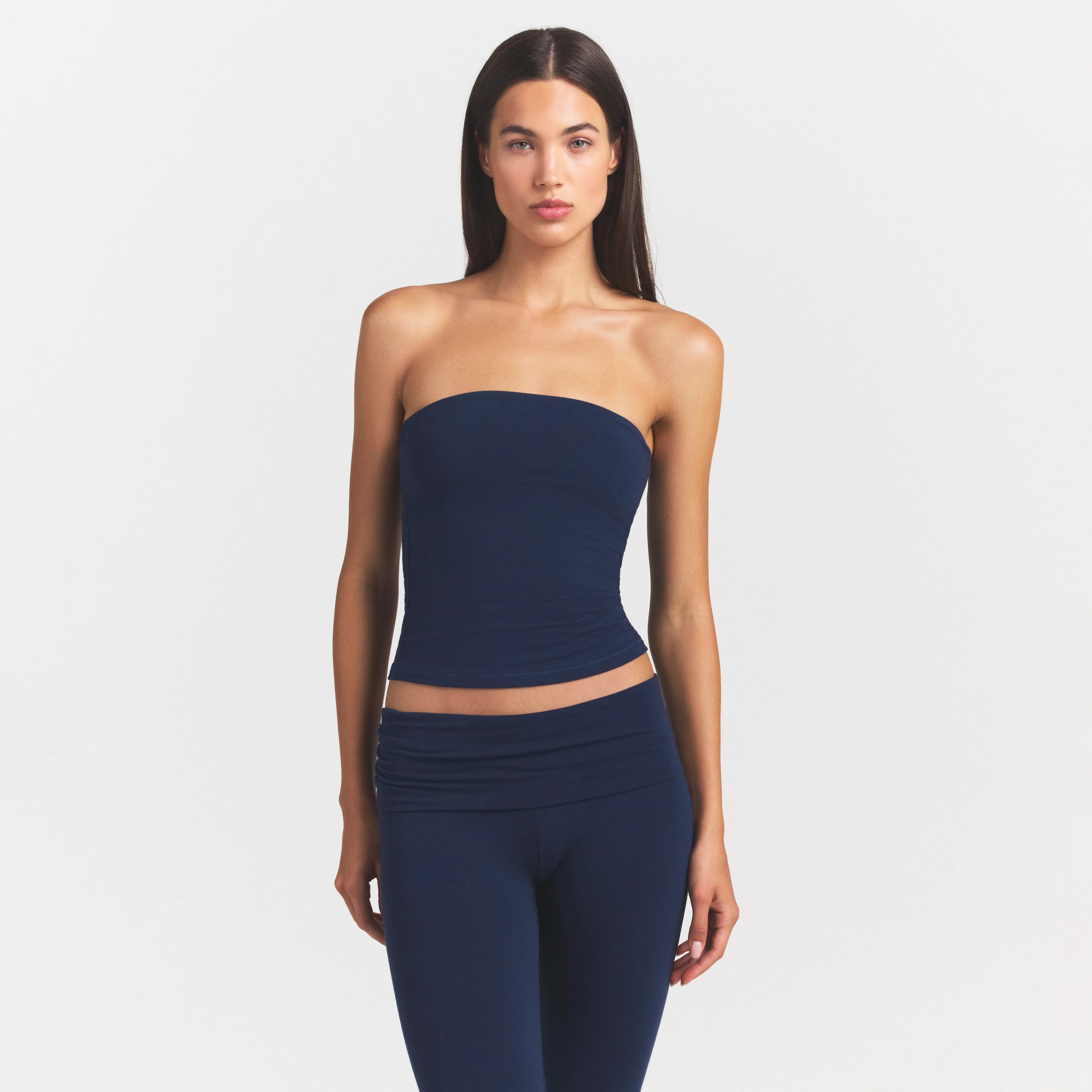 Cotton Jersey Foldover Pant