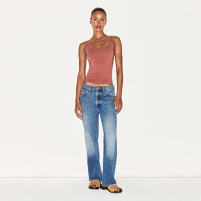 COTTON JERSEY TANK | REDWOOD