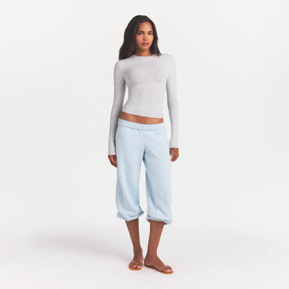 Cotton Jersey Long Sleeve T-shirt