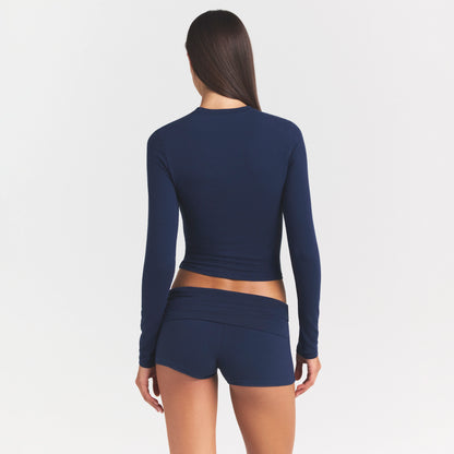 Cotton Jersey Long Sleeve T-shirt
