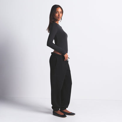 Cotton Jersey Long Sleeve T-shirt