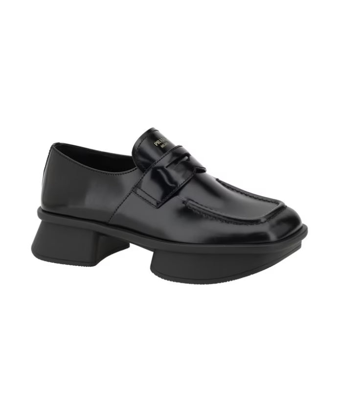 Prada Elegant Leather Loafers