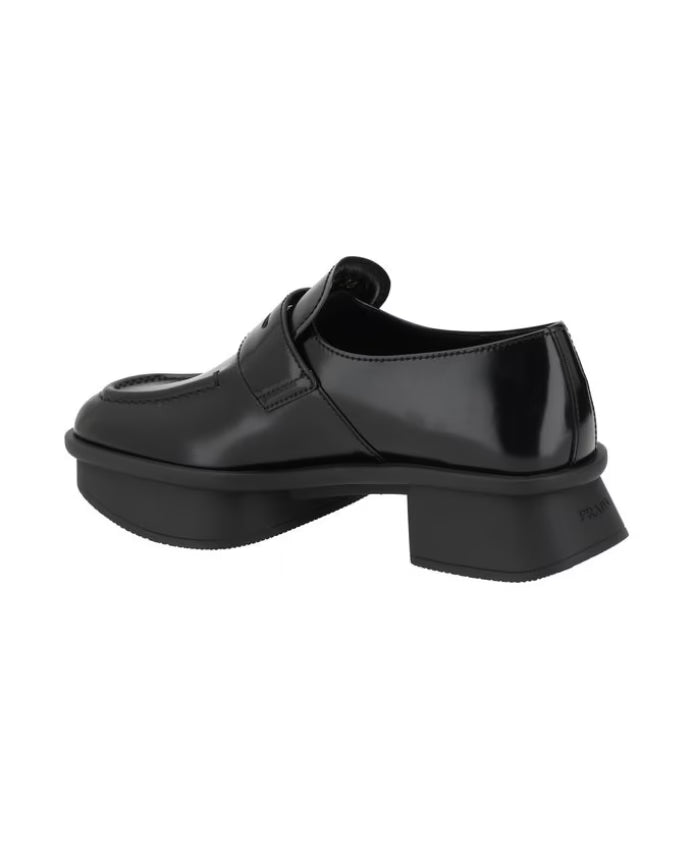 Prada Elegant Leather Loafers