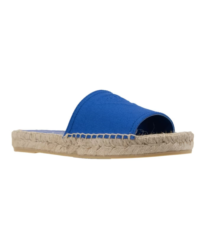 Prada Canvas Slip-On Espadrilles with Leather Patch