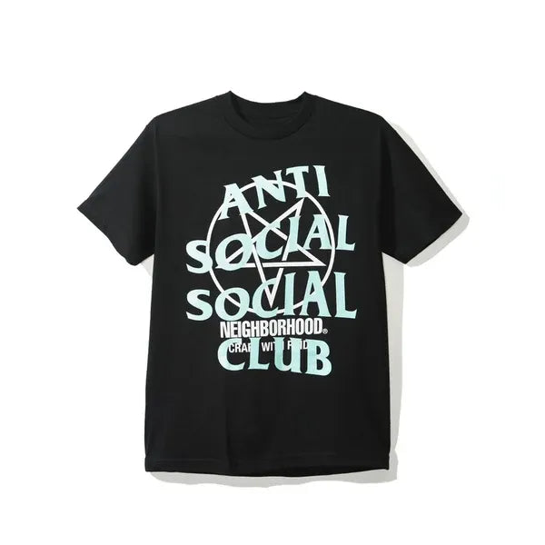 Anti Social Social Club x Neighborhood Cambered Black Tee