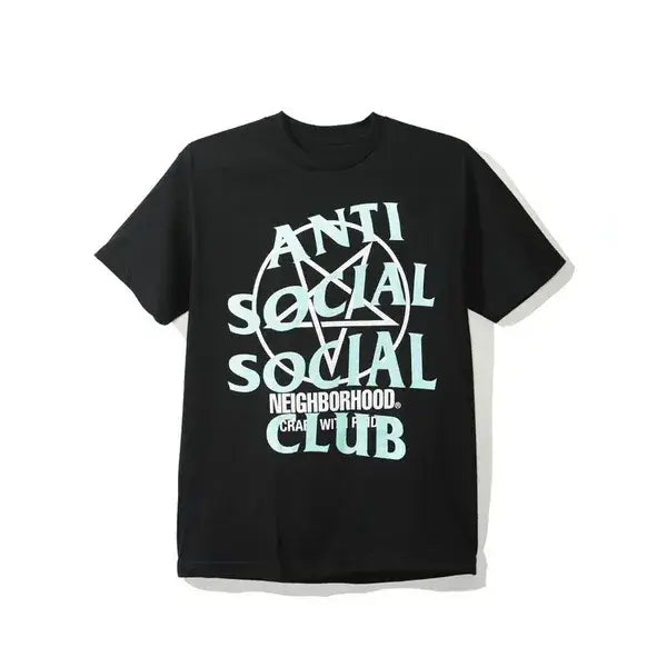 Anti Social Club ASSC Tee - Neighbourhood Black - Size: S T-Shirts | Shop From The Mirage