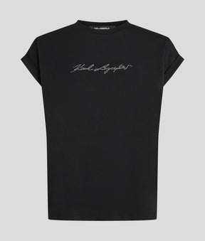 RHINESTONE SIGNATURE T-SHIRT