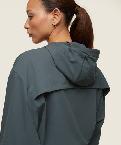 Gymshark everywear Cropped Lightweight Jacket - Slate Teal