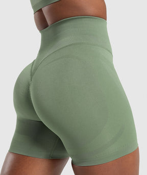 Gymshark Activate Seamless Shorts - Force Green