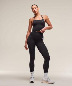 Gymshark Adapt Animal X Whitney Seamless Leggings - Asphalt Grey/Black